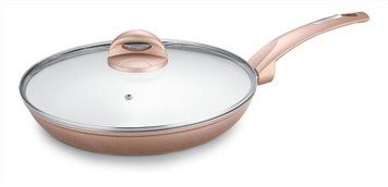 Sartén de aluminio con tapa