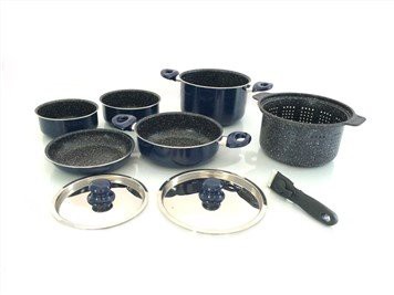 Juego de ollas de aluminio